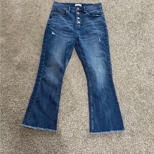 Women's Blue Flared Jeans
